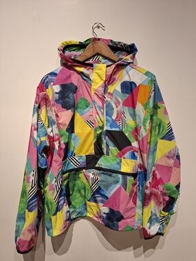 Hyba Women's Multicolor Hooded Lightweight Jacket -